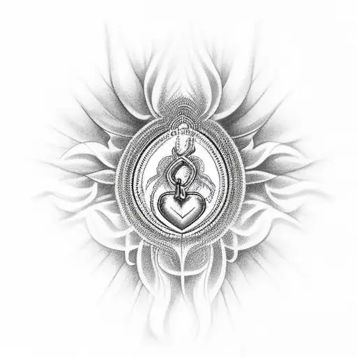 Sacred Heart Loving Woman Truth Respect Love