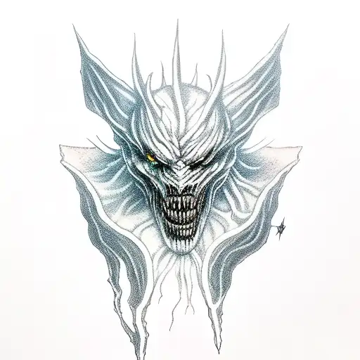 Scary Beast From Bloodborne With Lightning