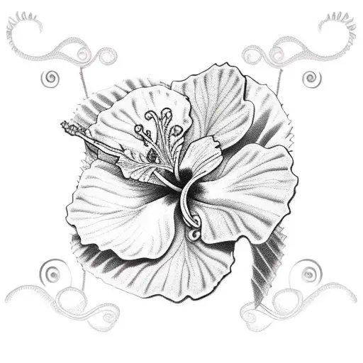 Hibiscus Leaves Snake