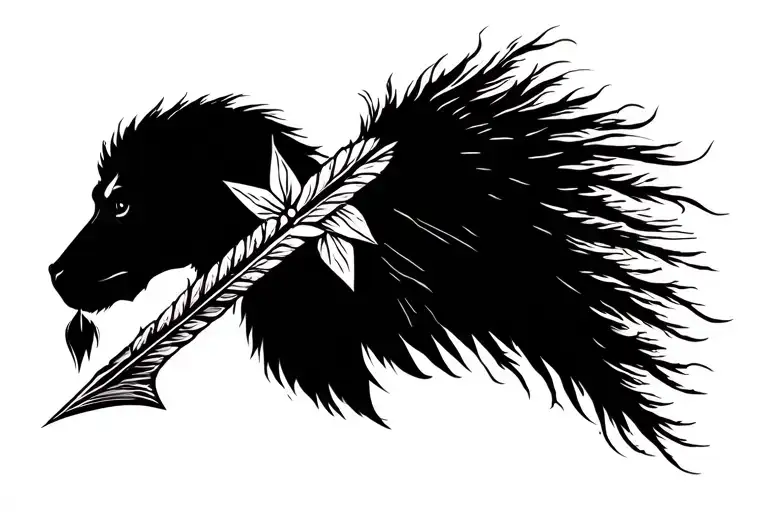 Indian Arrow Without Animals