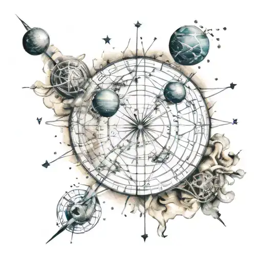 Jupiter & Sagittarius Constellation Map