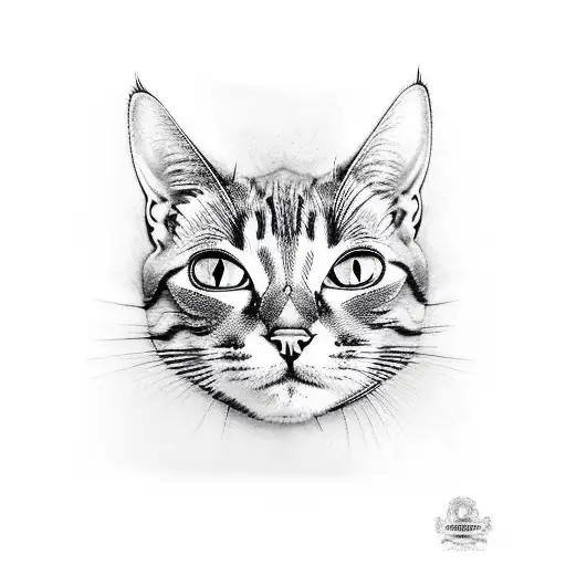 Cat Lying On His Back