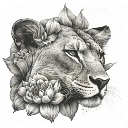 Lioness Lotus Flower