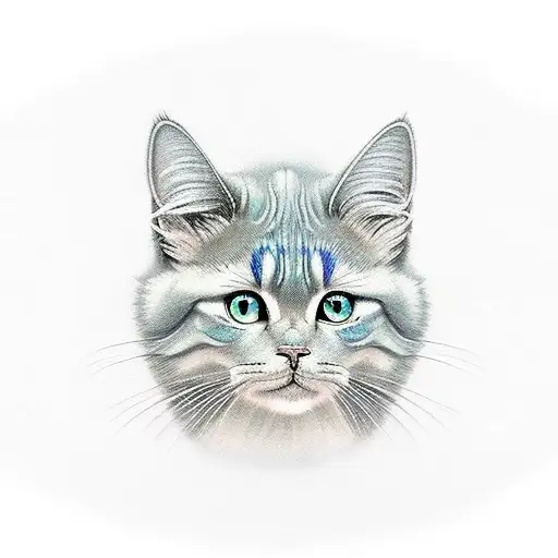 Blue Mushroom Cat