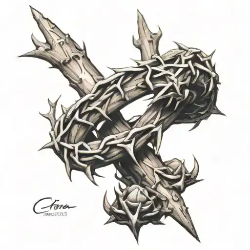 Crown Of Thorns Right Forearm