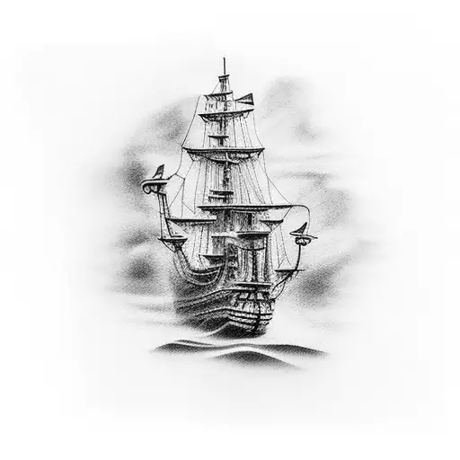 Pirate Ship With Amor Fati Script