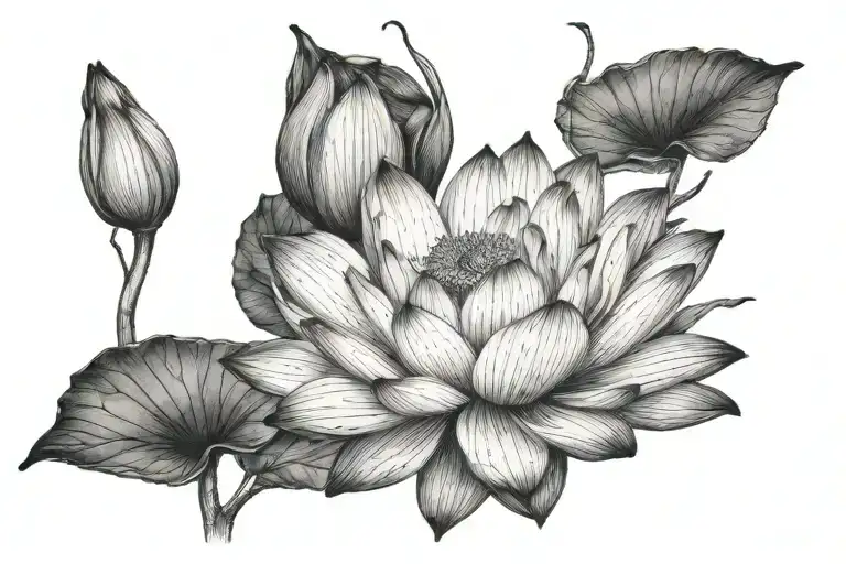 Lotus Flower Blooming