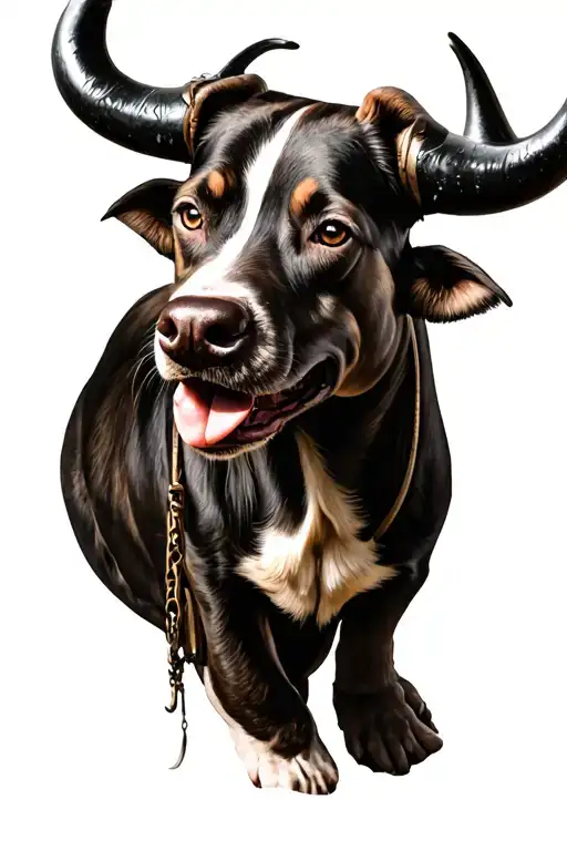 Channel Motorcycle Patte Dog Tete Taureau