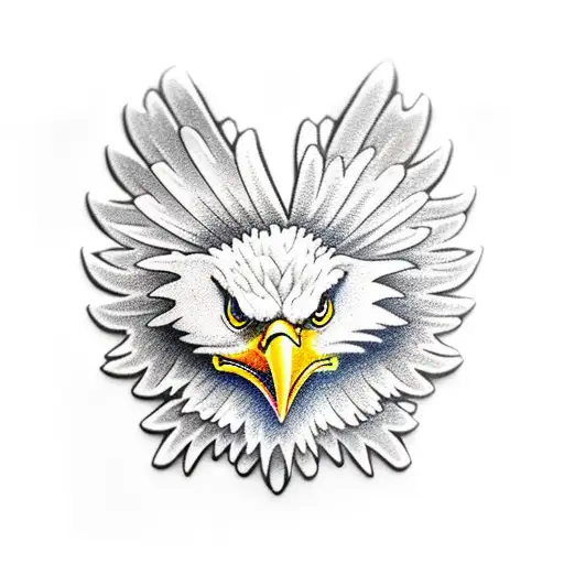 Eagle Carrying A Dog Tag