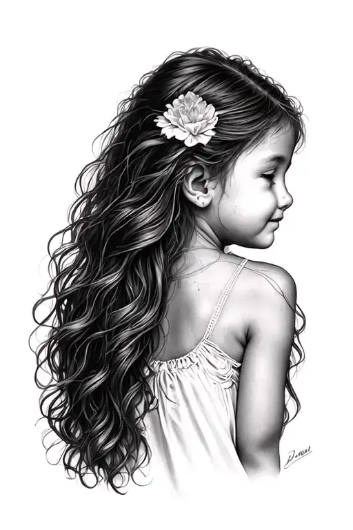 Minimalist Tribute To My Daughter