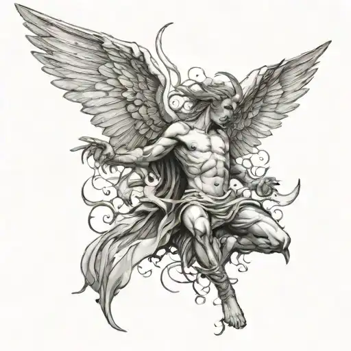 Fallen Angel Lucifer Falling