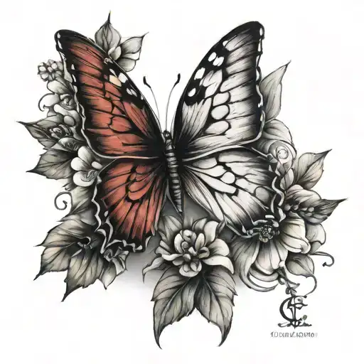 Cardinal Butterfly Anchor