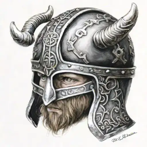 Baby Boy Viking Helmet Adorned