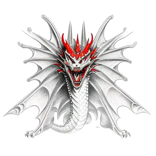 Dragon Medieval De Dos Cabezas