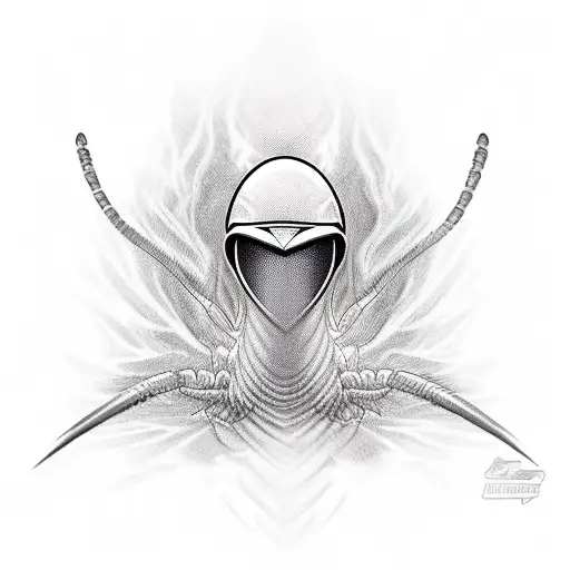 F-16 Fighter Jet With Spider Head