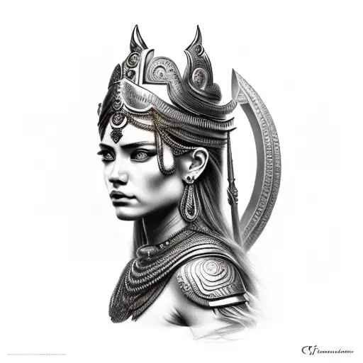 Female Goddess Warrior