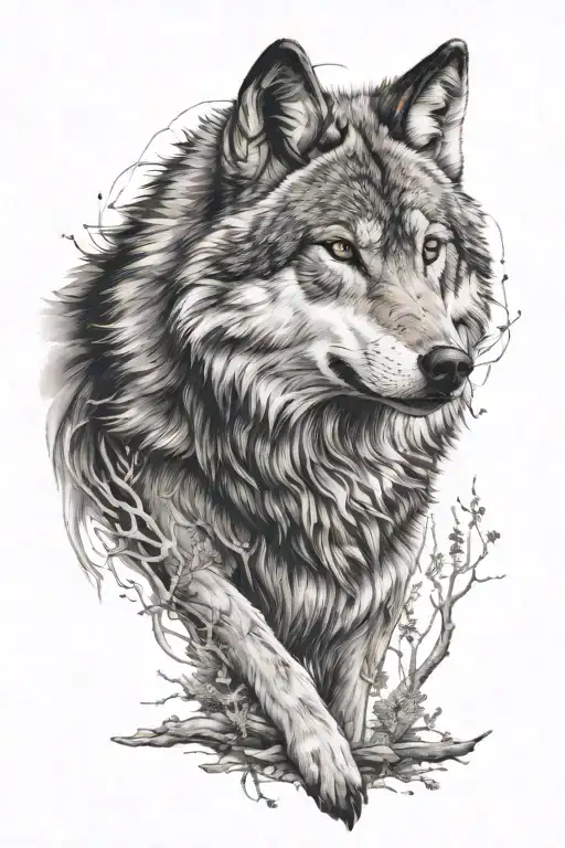 Wolf Looking Forward