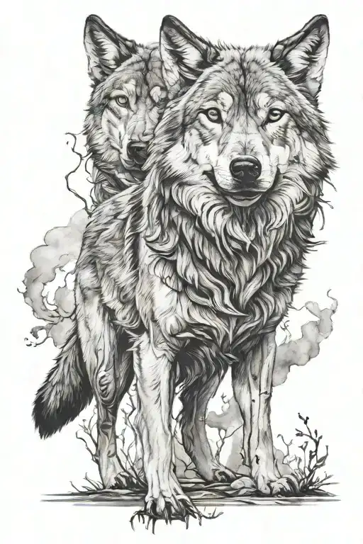 Wolf Full Body Coming