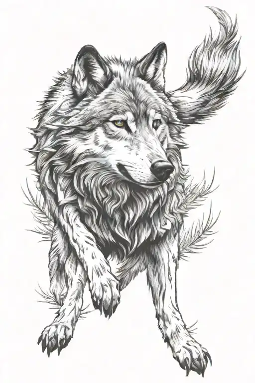 Wolf Full Body