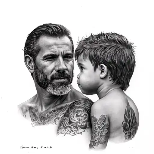 Father And 2 Sons Leo And Hugo