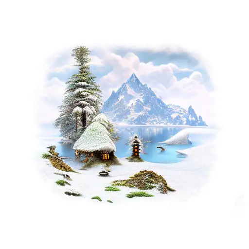 Landscape Nature Winter Island