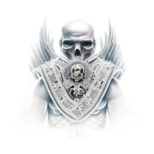 Wounded Warrior Sits On A Throne