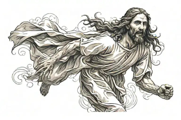 Jesus Christ Running