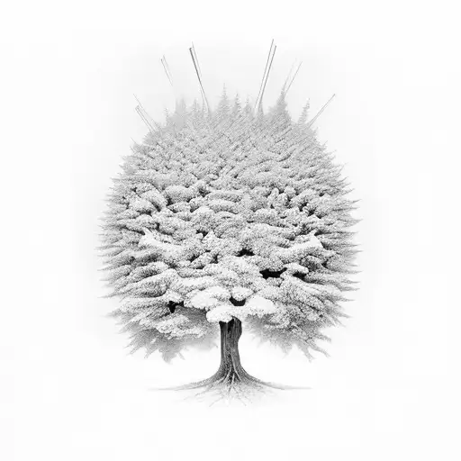 Tree Coming From A Book