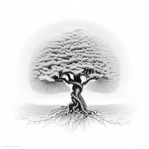 Simetric Tree With Roots