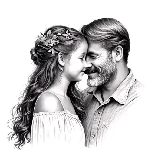 Papa And Daughter