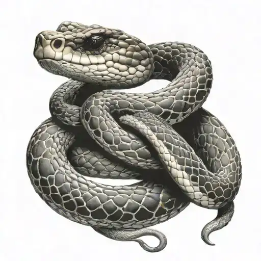 Cobra Snake Intertwined