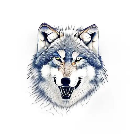 Wolf With Teeth