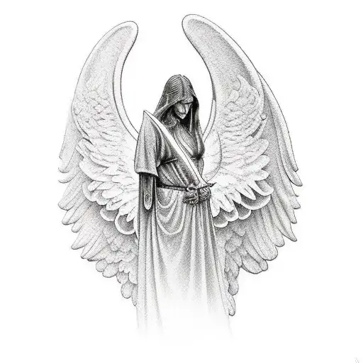 Guardian Angel And Angel Of Death