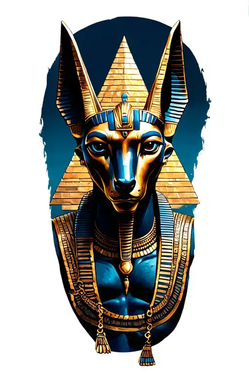God Anubis On The Phone Pyramid And Mifology Maya
