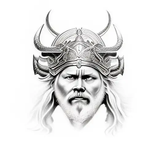 Gates Of Valhalla With Odin And Freyja