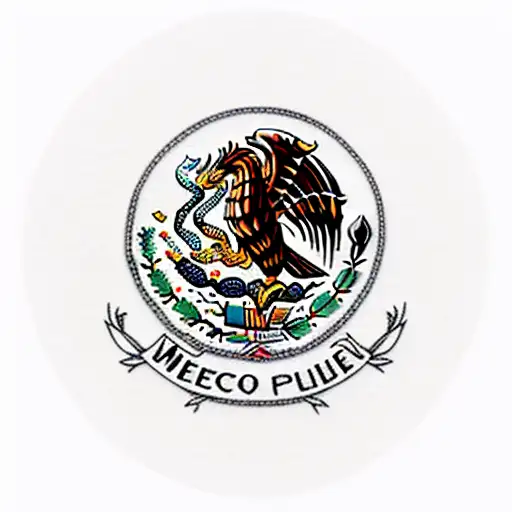 Mexican Flag With Name And Dates