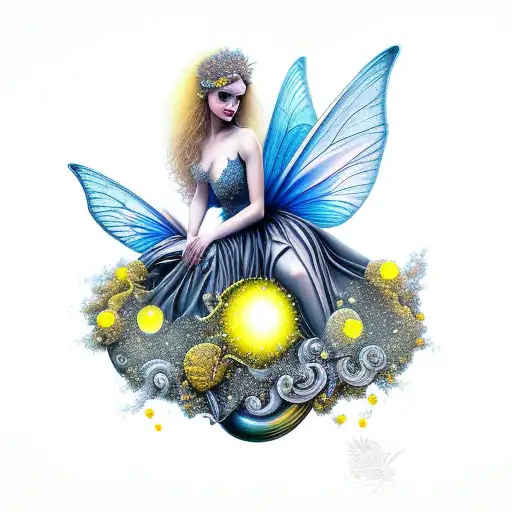 Yellow Fairy Particles