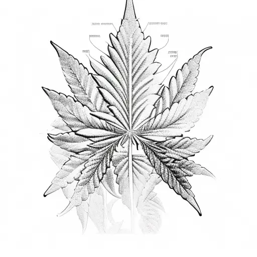 Science Diagram Of Cannabis Plant