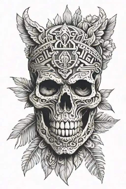Aztec Skull