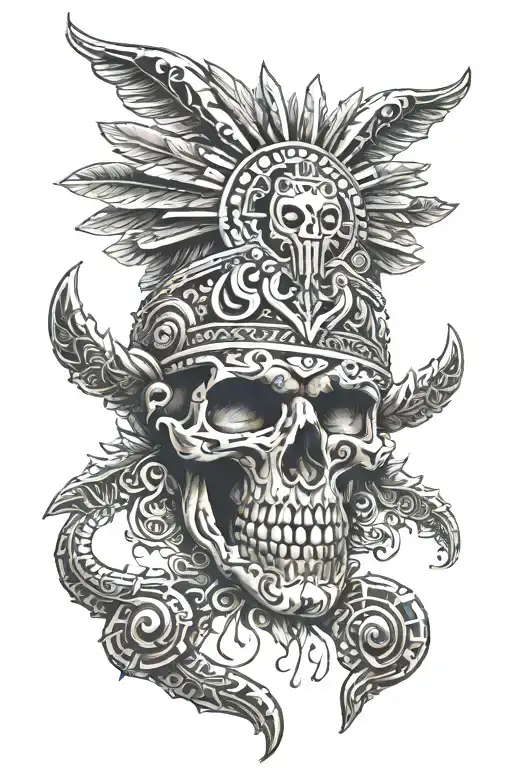 Aztec Skull