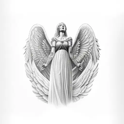 Guardian Angel Looking Up