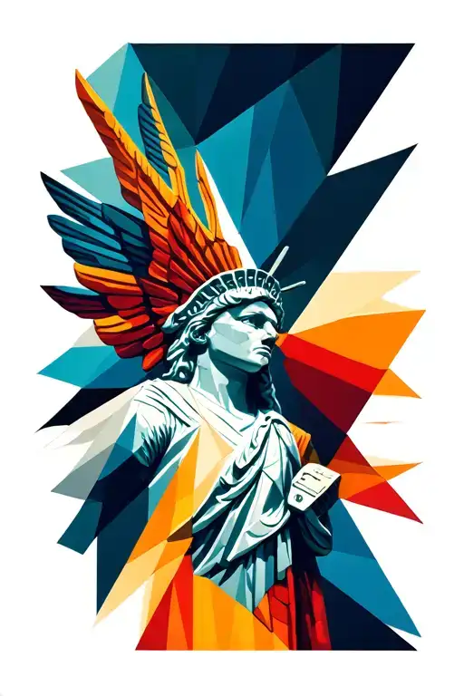 Freedom Represented By A Geometric