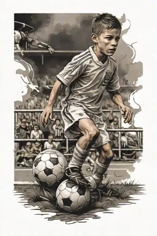 Child Football Player