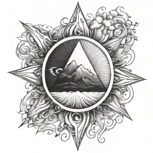 Helios Sun Triangle Shape Made