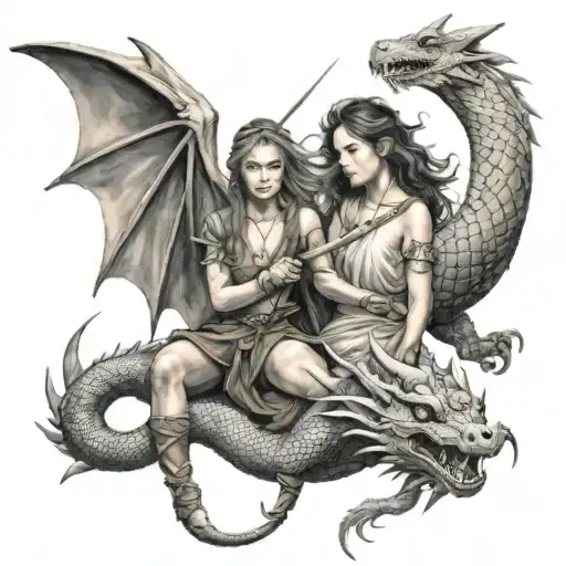 The Sagittarius Girl And The Dragon Are The Signs Of The Zodiac