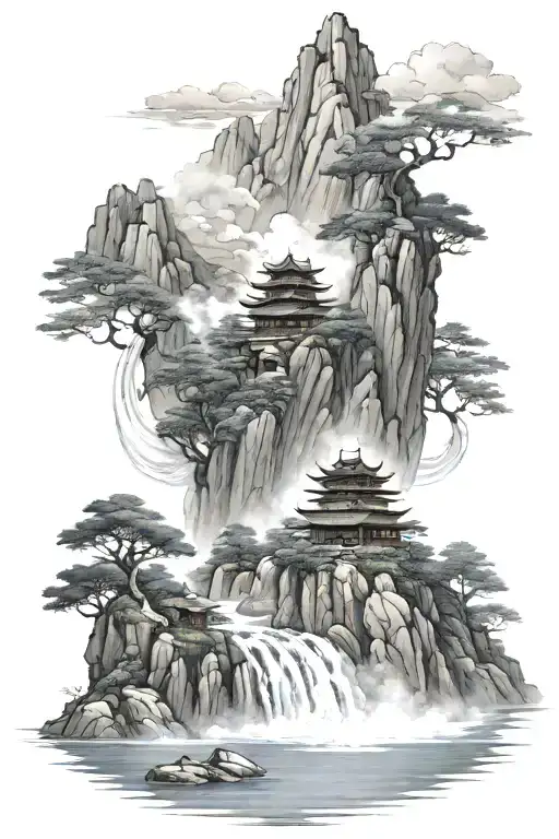 Mountain And Water San Sui