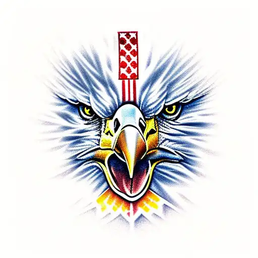 Eagle Jesus Good And Evil Theme