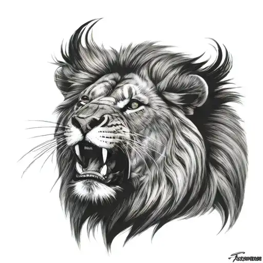 Lion Roaring