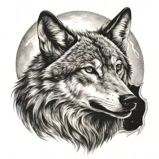 Wolf Howls At The Moon