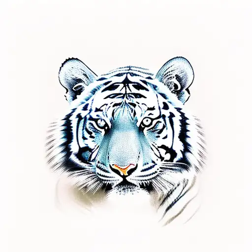 Tiger Showing Up Teeth